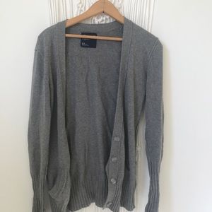 American eagle gray cardigan